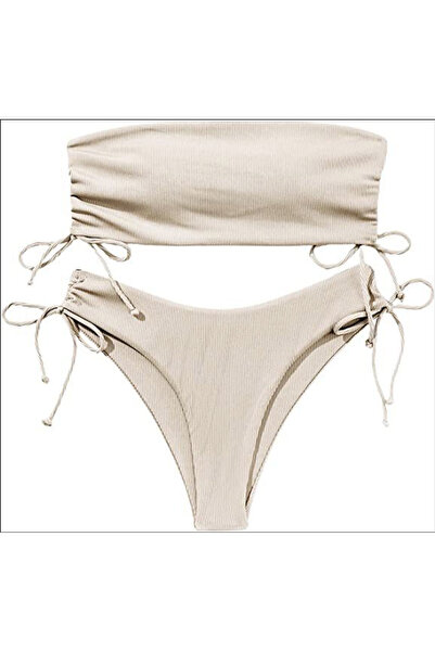 Cristina Serene Strapless με Δέσιμο στο Πλάι