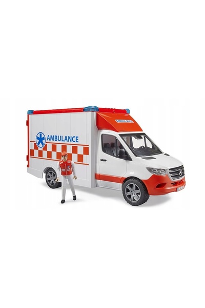 BruderBusiness BRUDER Sprinter ambulanță + figurine de jucărie 02676
