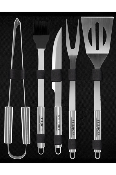 STILHOFF Set accesorii pentru grătar, tacâmuri și ustensile, 6 piese, 5+ ETUI