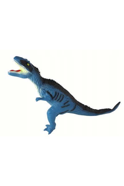 LeanToys Figurină mare de dinozaur Tiranozaur cu sunet, albastru