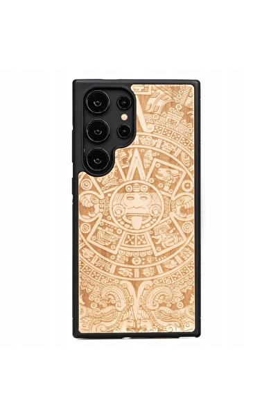 BewooDesign Husă din lemn Bewood pentru Samsung Galaxy S24 Ultra AZTEC CALEND...