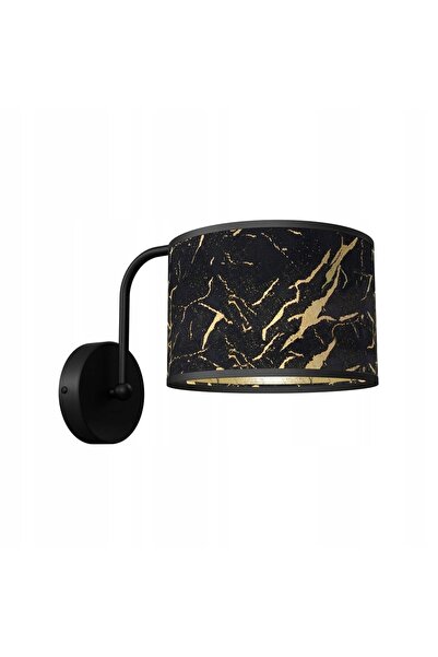Milagros jewelry Aplică de perete SENSO Negru/Auriu 1xE27 Milagro