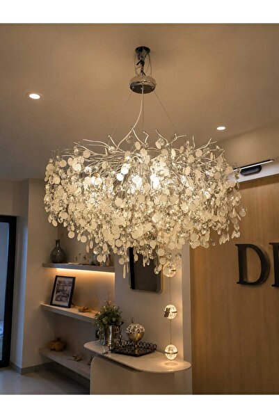 Doğa DF ÖZEL SEÇKİSİ KRİSTAL YAPRAK AVİZE