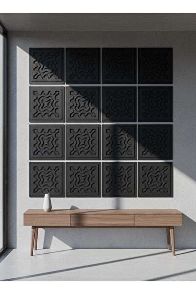 vareva studio Akış Dekoratif Duvar Karosu 15×15 cm – 24'lü Paket
