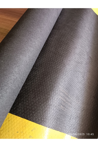 onca plastik 2 Mm 10 Kv Siyah Ikaz Şeritli Yalıtkan Izole Halı 100x100