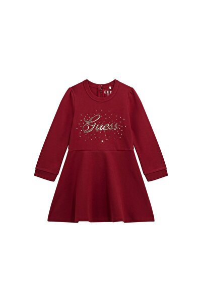 Guess Rochie tricotată pentru fete K5BK03KAE30 Bordeaux
