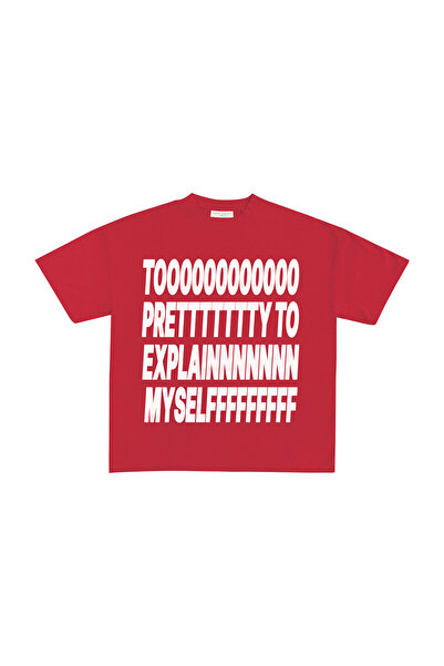 lethestudios Too Pretty Baskılı T-Shirt