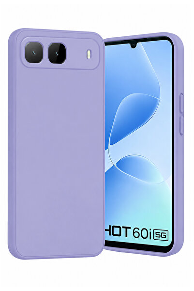 Nezih Case İnfinix Hot 60İ 5G Uyumlu Kamera Korumalı Lansman Kadife İç Yüzeyl...