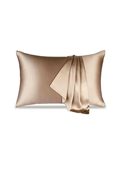 silkwormlife 100% Silk Pillowcase (50 cm - 70 cm) with Zipper, Navy Blue