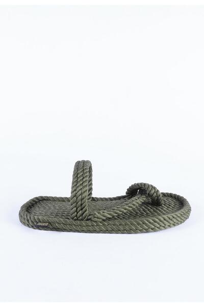Nomadic Republic Hawaii Women's Handmade Flip-Flop Straw Slippers Khaki