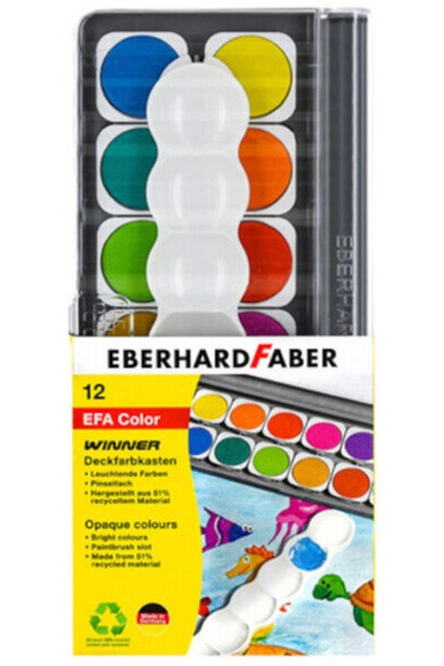 Genel Markalar Efa Color Sulu Boya Opak 12 Renk (578312)