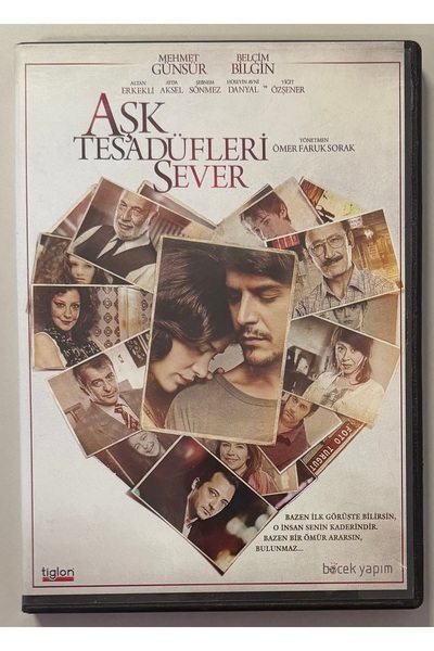 Tiglon Love Is a Matter of Chance Dvd (Mehmet Günsür Belçim Bilgin)