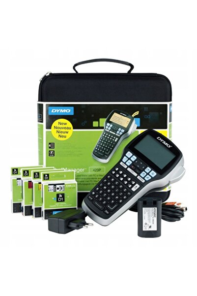 NO BRAND Imprimantă de etichete DYMO LabelManager 420P cu valiză, Conector USB