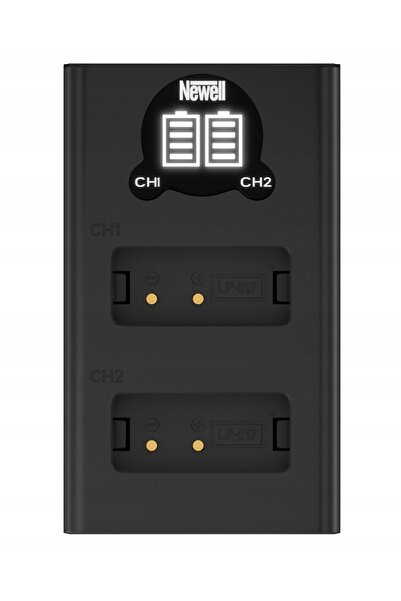 Newell Încărcător dual DL-USB-C + 2 baterii LP-E17 pentru Canon