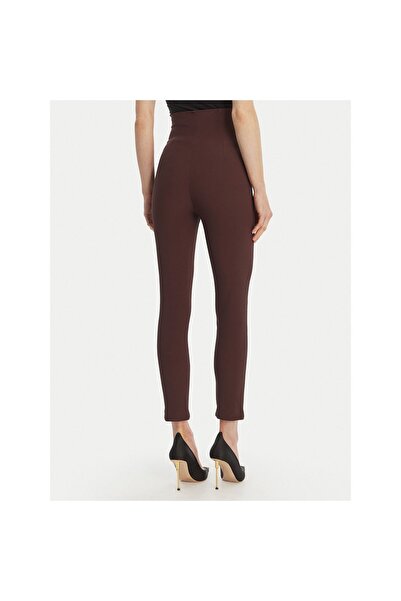 Elisabetta Franchi Pantaloni de damă din material textil PA15861E2 Maro