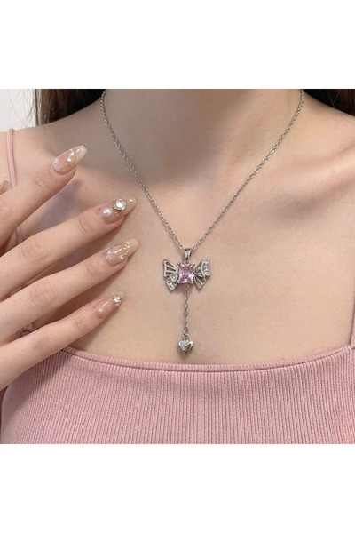 Heda Jewelry Kanat Çırpan Kelebek Kolye - Hareketli Anti Stres Kolye