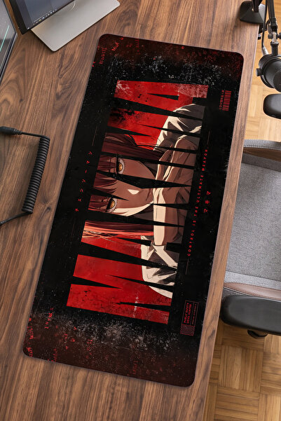 Milura Chainsaw Man Makima Tasarımlı 40x90 ProControl Mouse Pad Gaming Mousep...