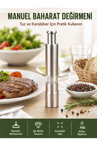 Lisinya Healthy and Durable Food Grade Stainless Steel Grinder New Generation -
