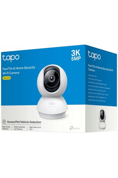 TP-LINK Cameră Tapo C230 de interior, Wi-Fi, Cameră rotativă