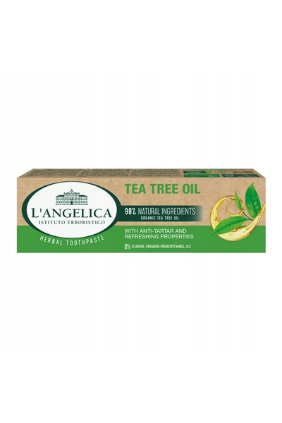 NO BRAND Pastă de dinți L ANGELICA cu Ulei de Arbore de Ceai 75 ml