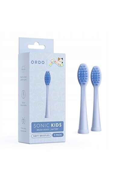 NO BRAND Cap de periuță ORDO Sonic Kids Squishmallows Samir Albastru (2 bucăți)
