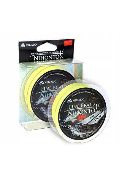 NO BRAND Fir MIKADO Nihonto Fine Braid 0,25 mm / 150 m Galben
