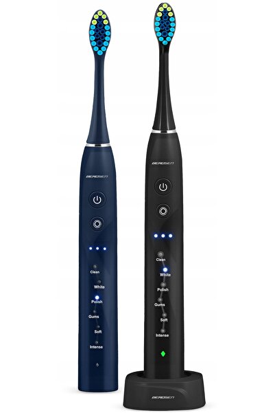 Berdsen Periuță de dinți sonică Galaxy Duo (2 bucăți) Negru și Granat