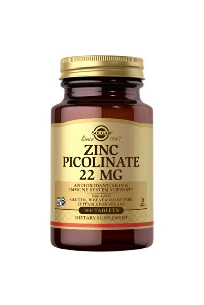 Solgar Zinc Picolinate 22 mg 100 Tablets