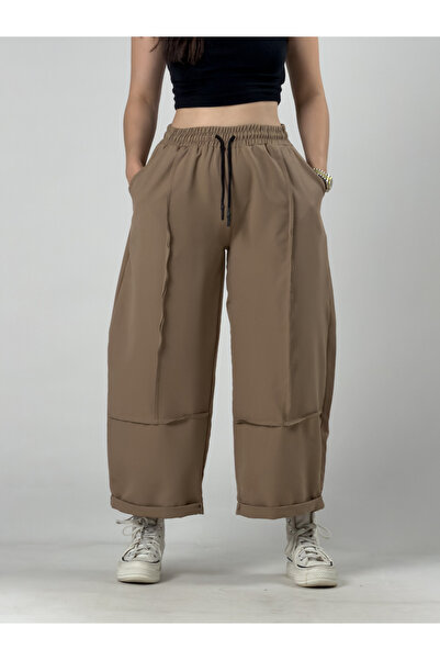 COCOPELLI Design Taba Women's Baggy Pants with Stitching Detail Coc3263