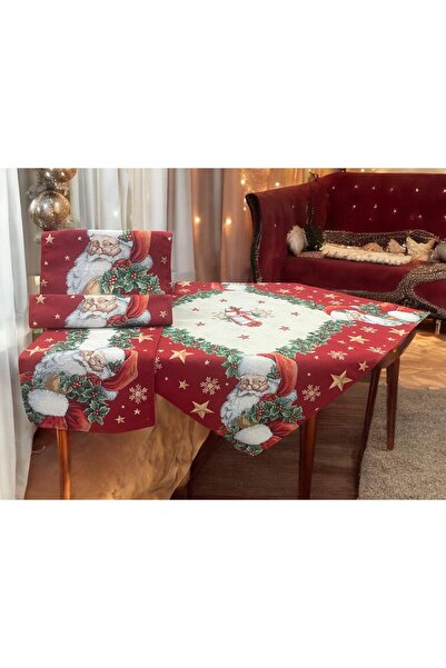 Linea Home ΧΡΙΣΤΟΥΓΕΝΙΑΤΙΚΟ ΣΕΤ ΣΤΟΦΑ ΙΣΠΑΝΙΑΣ SANTA ΑΠΟ 5 ΤΕΜΑΧΙΩΝ (1)140Χ14...