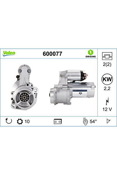 VALEO Electromotor (12v 2,2kw Nouă cu Garanție) Kia Sorento I 2.5d 08.02-12.1...
