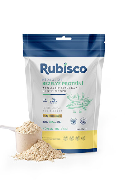 Rubisco Hidrolize Bezelye Proteini | Aromasız | Katkısız | %80 Protein İçerik...