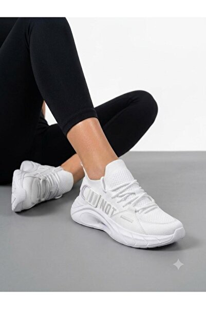 Lütfi Women's White Sneaker Daily Orthopedic Ultra Light Sole Walking Sports ...