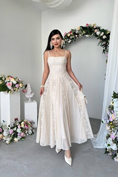 luzuze Pearl Garden Elbise