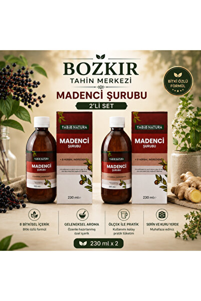 TABİB NATURA Bozkır Tahin Merkezi Madenci şurubu 230 Gr 2 Adet ( koruyucu içe...