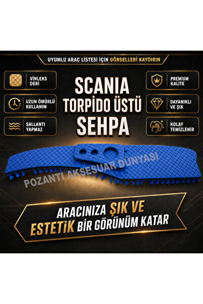 pozantiaksesuardunyasi طاولة أمامية متوافقة مع سيارات سكانيا 1996-2008 - طاول...