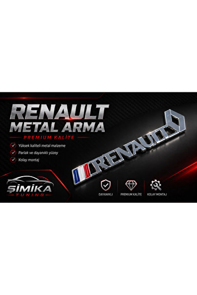 şimika tuning tuningmarketim شعار سيارة رينو ثلاثي الأبعاد - للرفرف وصندوق ال...