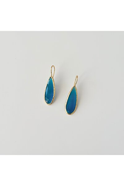 Vesce Atelier Pedras Blue Natural Stone Earrings