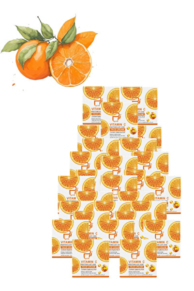 PYRON 27 Pieces Vitamin C Brightening & Anti-Aging Face Cream with Hyaluronic...