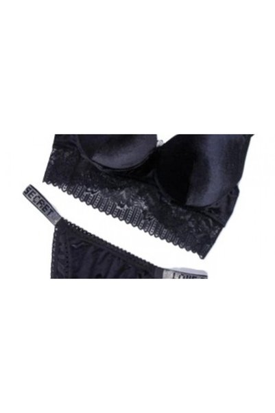 TILSIM UNDERWEAR Μαύρο σετ push up