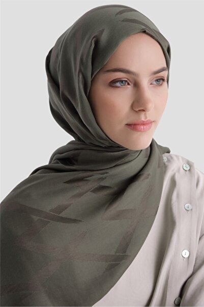 Armine Lyocell Shawl - 1 - Khaki 49
