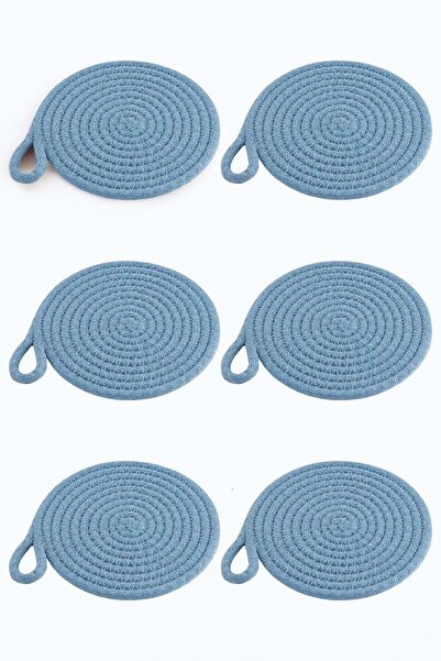 dekomall home & living Blue Set of 6 Coasters