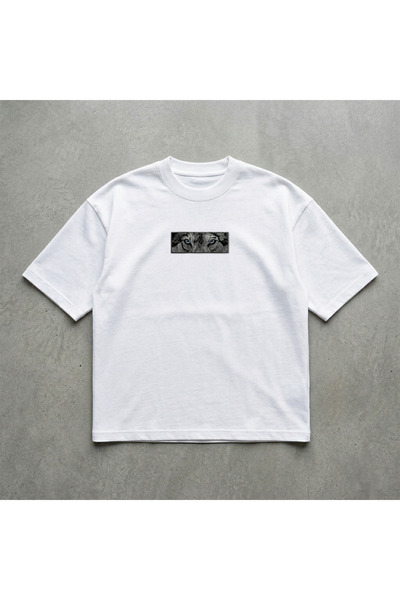 AKASLAN STORE Bozkurt Nakışlı Oversize Unisex Tişört