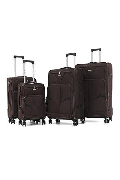 MELIFE 4 Piece Soft Luggage Set | 20", 24", 28", 32" | Lightweight Travel Tro...