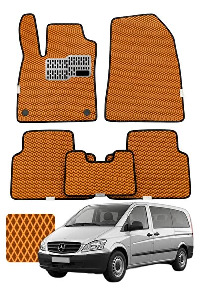 Evanotion Mercedes Vito 2003-2014 W639 Araca Özel Premium Eva Oto Paspas Topu...