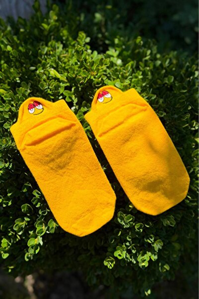 LouSocks جوارب رياضية مطرزة بتصميم إيموجي مضحكة للجنسين