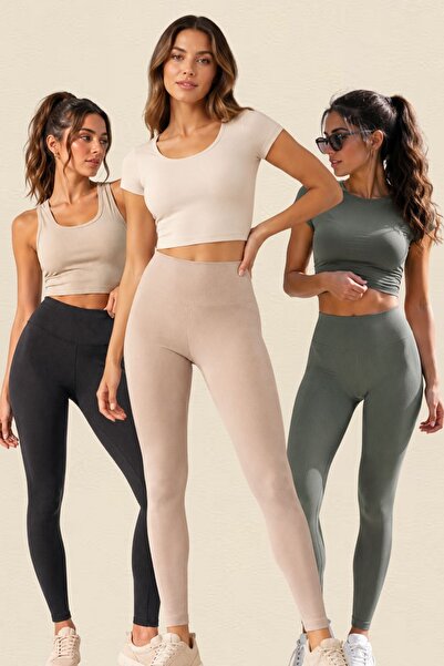 fevien 3-Pack Advantageous Package Women's High Waist Ribbed Diver Camisole F...