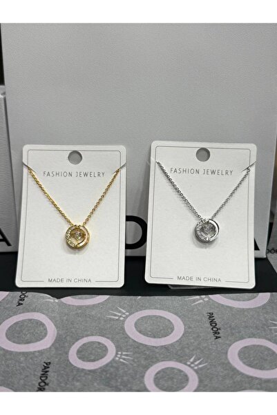 Generic Elegant Design Necklace - Silver - Model 118