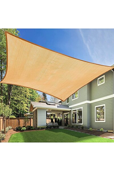 EasyLife Rectangle Sun Shade Sail 185GSM UV Resistant Outdoor Canopy Patio Ga...
