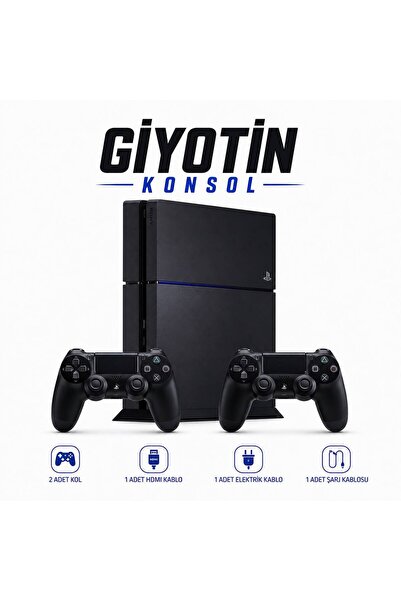 giyotin konsol PS4 STANDART MODEL 500GB 2 KOLLU TEŞİR URUNU